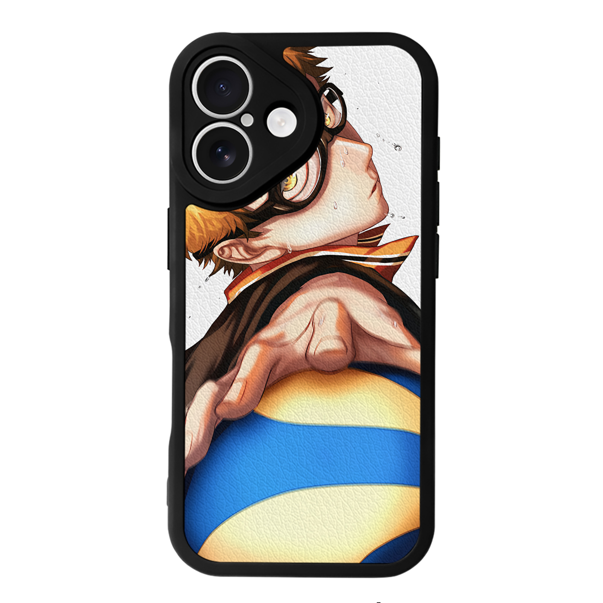 （画像用） ハイキュー!! Haikyu!! 【iPhone 16シリーズ対応】シリコンスマホケース（レザー調） 材質：シリコン